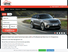 Tablet Screenshot of amsfleet.co.uk